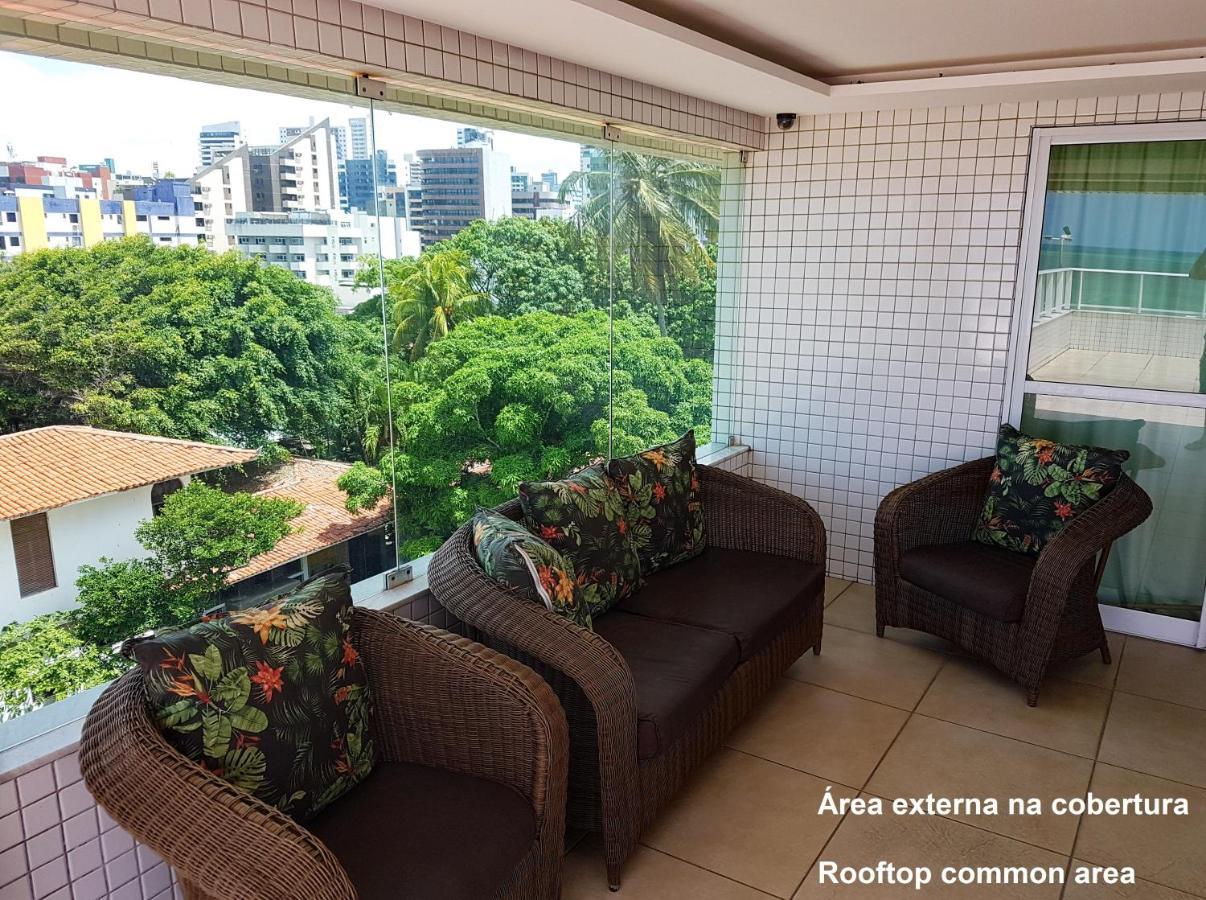 Pé na areia em Manaíra! Diária em apartamento de 2 quartos na beira-mar! João Pessoa Exterior foto